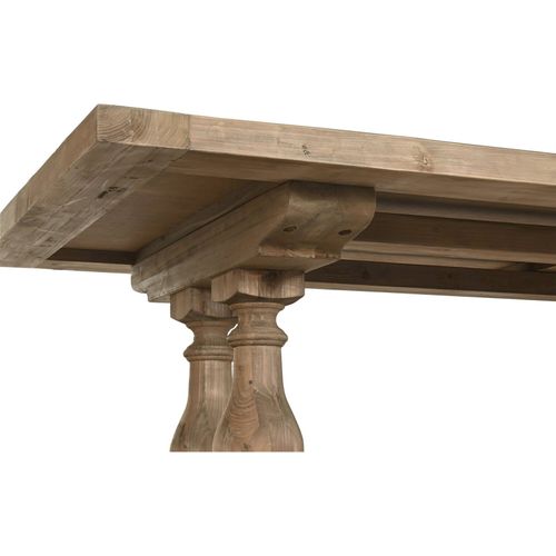 Table En Bois Recyclé Esprit Shabby Chic Pour Salle à Manger