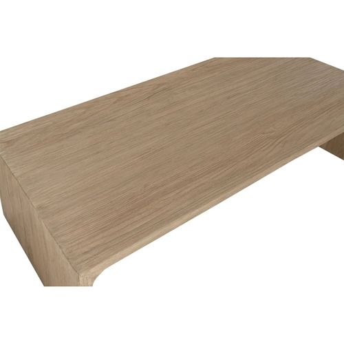 Table Basse Minimaliste En Bois Massif Olmo Style Épuré