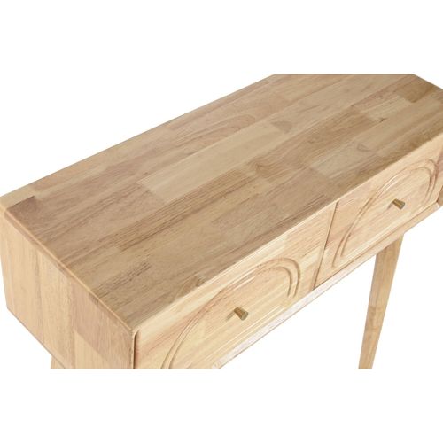 Console D Entrée En Bois De Hevea Style Scandinave Naturel