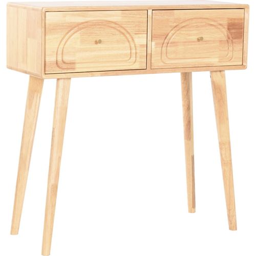 Console D Entrée En Bois De Hevea Style Scandinave Naturel