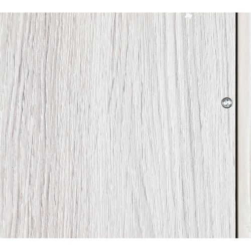 Armoire En Métal Et Mdf Gris Clair Style Traditionnel Élégant