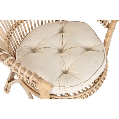 Fauteuil En Bambou Naturel Style Balinais Élégant