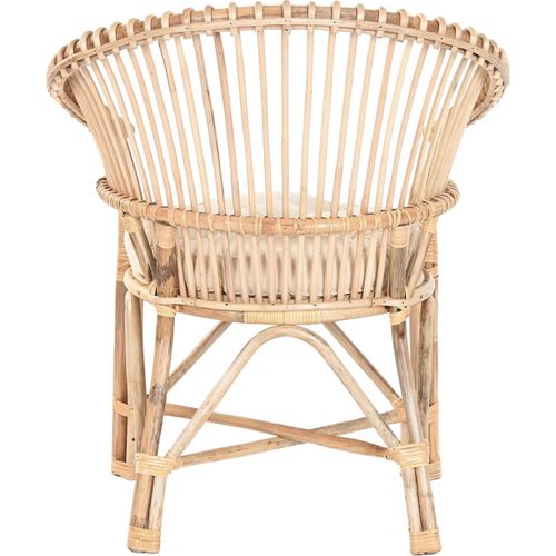 Fauteuil En Bambou Naturel Style Balinais Élégant