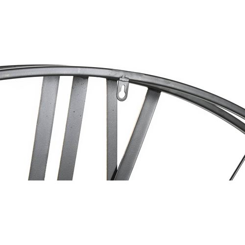 Horloge Murale Métal Doré Style Loft Mécanisme Apparent