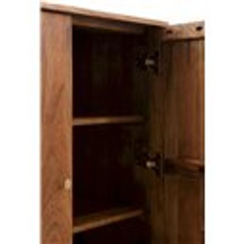 Console En Bois Naturel Finition Greywash Avec Tiroirs Sculptés