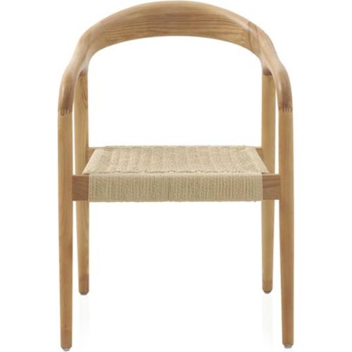 X4 Fauteuils En Bois De Frêne Assise Tressée Naturelle