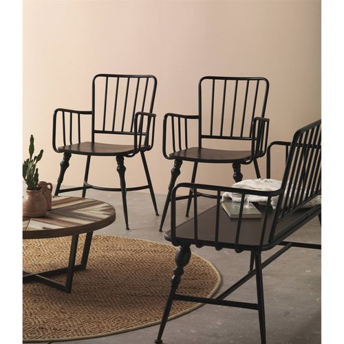 Table Basse Bois Recyclé Et Métal Style Industriel Chaleureux