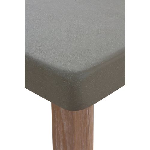 Table Basse Rectangulaire Bois Acacia Et Plateau Effet Béton