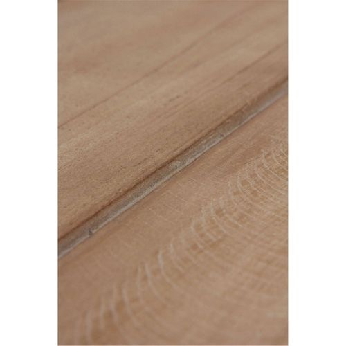Table Basse Rectangulaire Bois Naturel Et Base Effet Pierre Noire