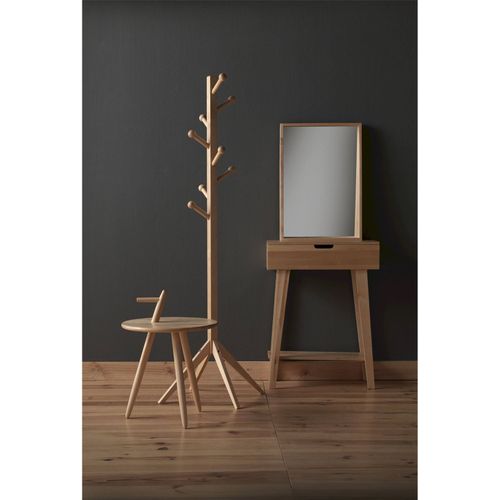 Table D'appoint Scandinave En Bois De Bouleau Naturel