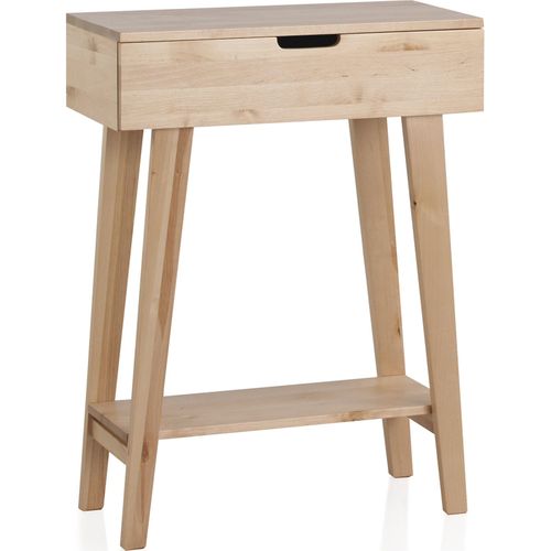 Table D'appoint Scandinave En Bois De Bouleau Naturel
