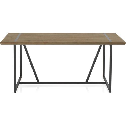 Table Métal Et Bois D'inspiration Naturelle Pour Salle à Manger