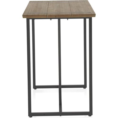 Table De Bar Métal Et Bois Esprit Industriel Naturel