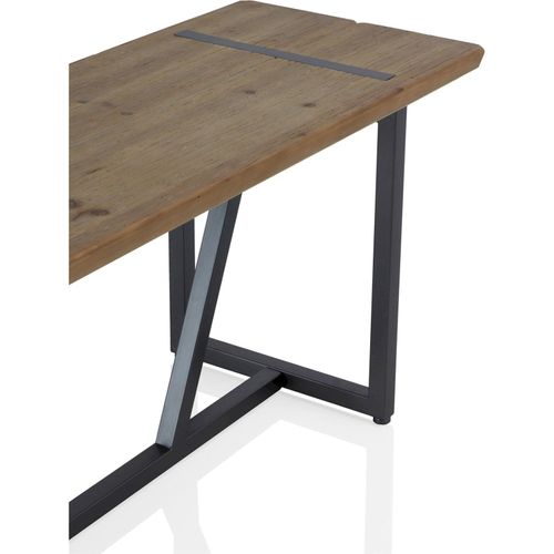 Table De Bar Métal Et Bois Esprit Industriel Naturel