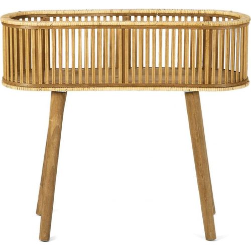 Cache Pot Sur Pied En Bambou Et Rotin Style Naturel Élégant