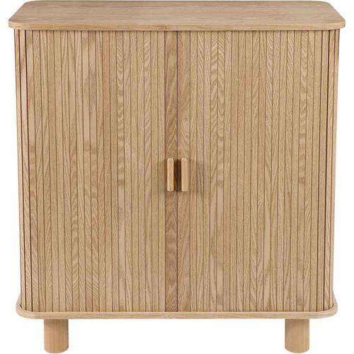 Buffet En Bois De Fresno Et Pin Avec Portes Coulissantes