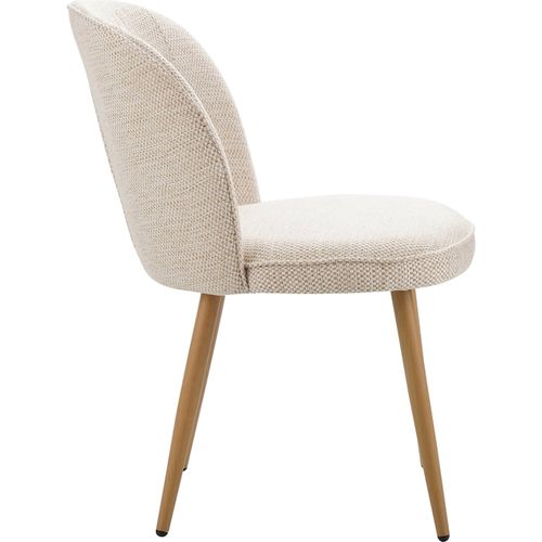 Chaise Design Naturelle Assise Confortable Pieds Bois Clair