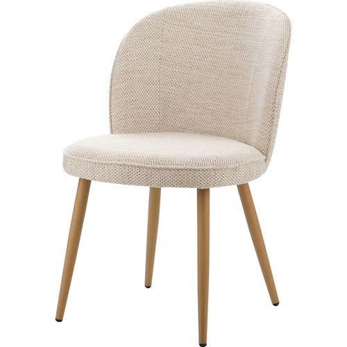 Chaise Design Naturelle Assise Confortable Pieds Bois Clair