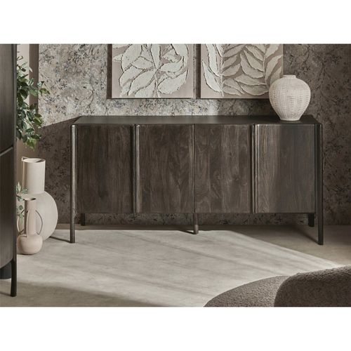 Buffet Contemporain En Bois De Manguier Finition Naturelle