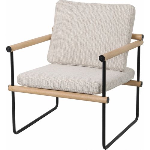 Fauteuil Design Naturel En Bois Et Métal Assise Confortable