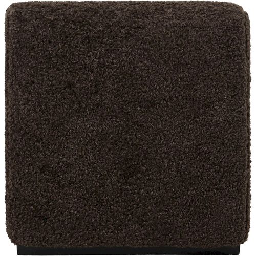 Fauteuil Lounge Marron Effet Bouclette Confort Élégant