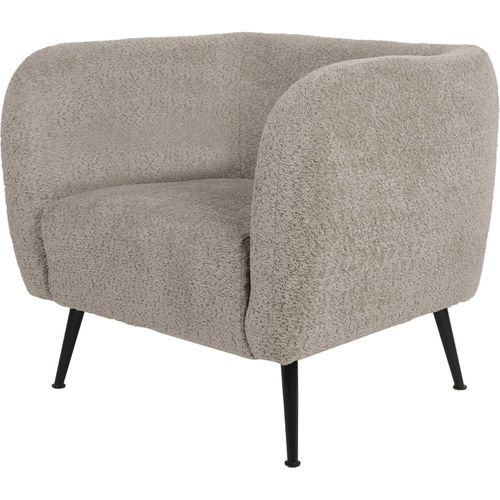 Fauteuil Buster Vison Doux En Bois Et Métal Design Cosy