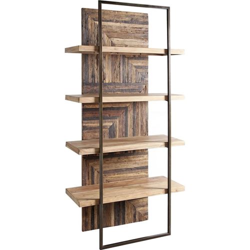Étagère Design Bois Recyclé Et Métal Style Industriel Naturel