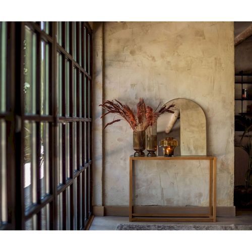 Miroir Arche Dorée En Métal Style Contemporain Élégant