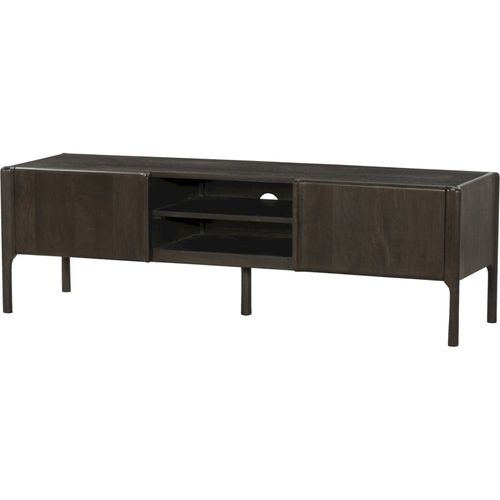 Meuble TV En Bois De Manguier Finition Naturelle Wengué