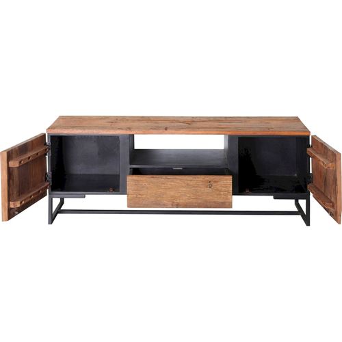 Meuble TV En Bois Recyclé Acacia Et Métal Style Industriel