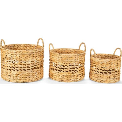 Panier En Jacinthe D Eau Naturel Tressé à La Main Déco Maison