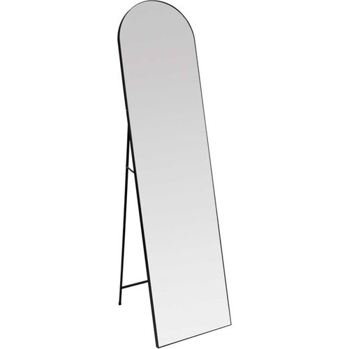 Miroir Sur Pied En Aluminium Noir Design Moderne Pour Chambre