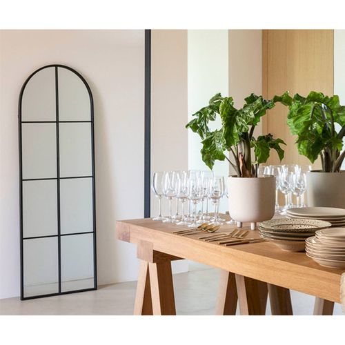 Miroir Verrière Noire Style Industriel Pour Décoration Intérieure