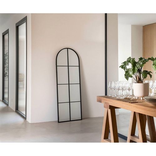 Miroir Verrière Noire Style Industriel Pour Décoration Intérieure