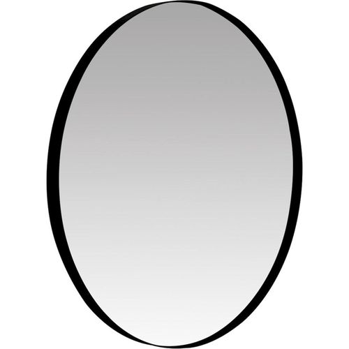 Miroir Mural Rond Noir En Métal Design Contemporain