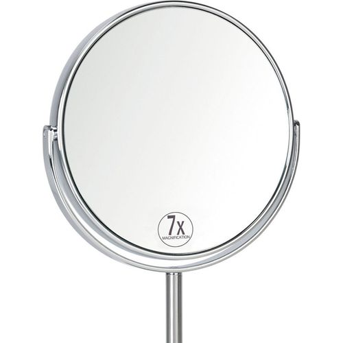 Miroir Sur Pied Grossissant 7x Finition Chromée Élégante