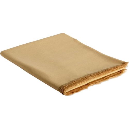 Nappe Beige Éco Responsable En Lin Et Coton Avec Franges