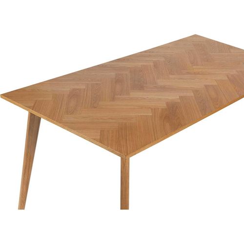 Table à Manger En Chêne Style Nordique Élégance Naturelle