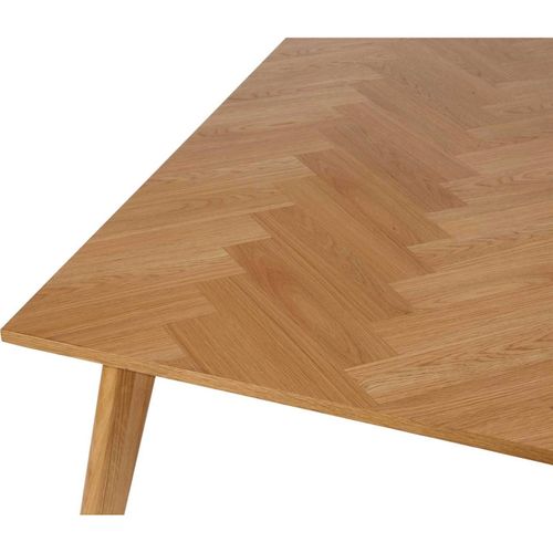 Table à Manger En Chêne Style Nordique Élégance Naturelle