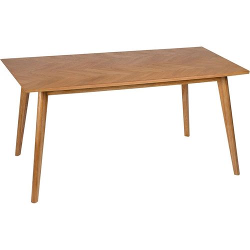 Table à Manger En Chêne Style Nordique Élégance Naturelle