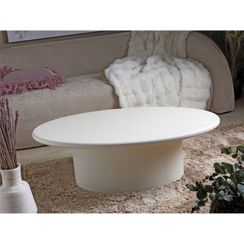 Table Basse Blanche Laquée Design Moderne Pour Salon Élégant