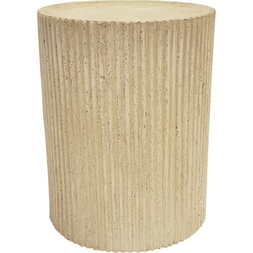 Table Dappoint Effet Travertin Design Naturel Pour Salon