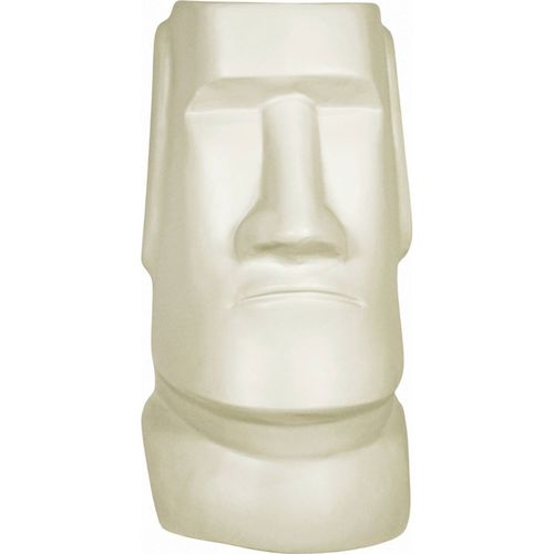 Vase Décoratif Moai Beige En Terracota Style Ethnique