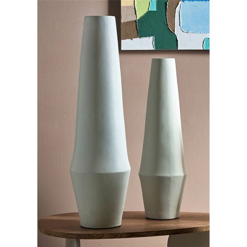 Vase Décoratif En Terracotta Beige Style Contemporain