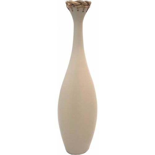 Vase Bambou Naturel Avec Tressage Jacinthe Deau Déco Élégante