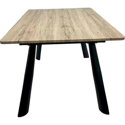 Table Extensible Bois Et Métal Style Contemporain