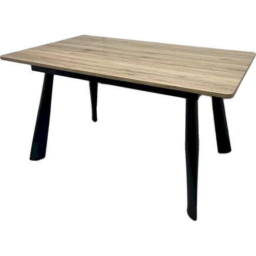 Table Extensible Bois Et Métal Style Contemporain