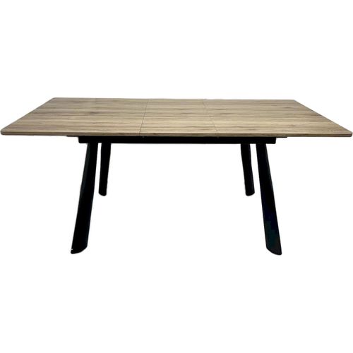 Table Extensible Bois Et Métal Style Contemporain