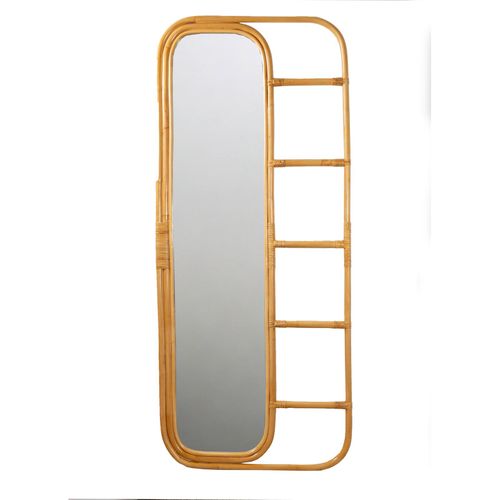 Miroir De Dressing En Rotin Naturel Style Bohème Chic