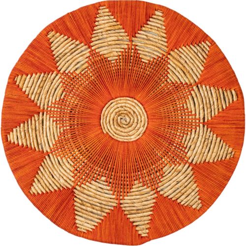 Décoration Murale Macramé Et Fibre Naturelle Esprit Soleil